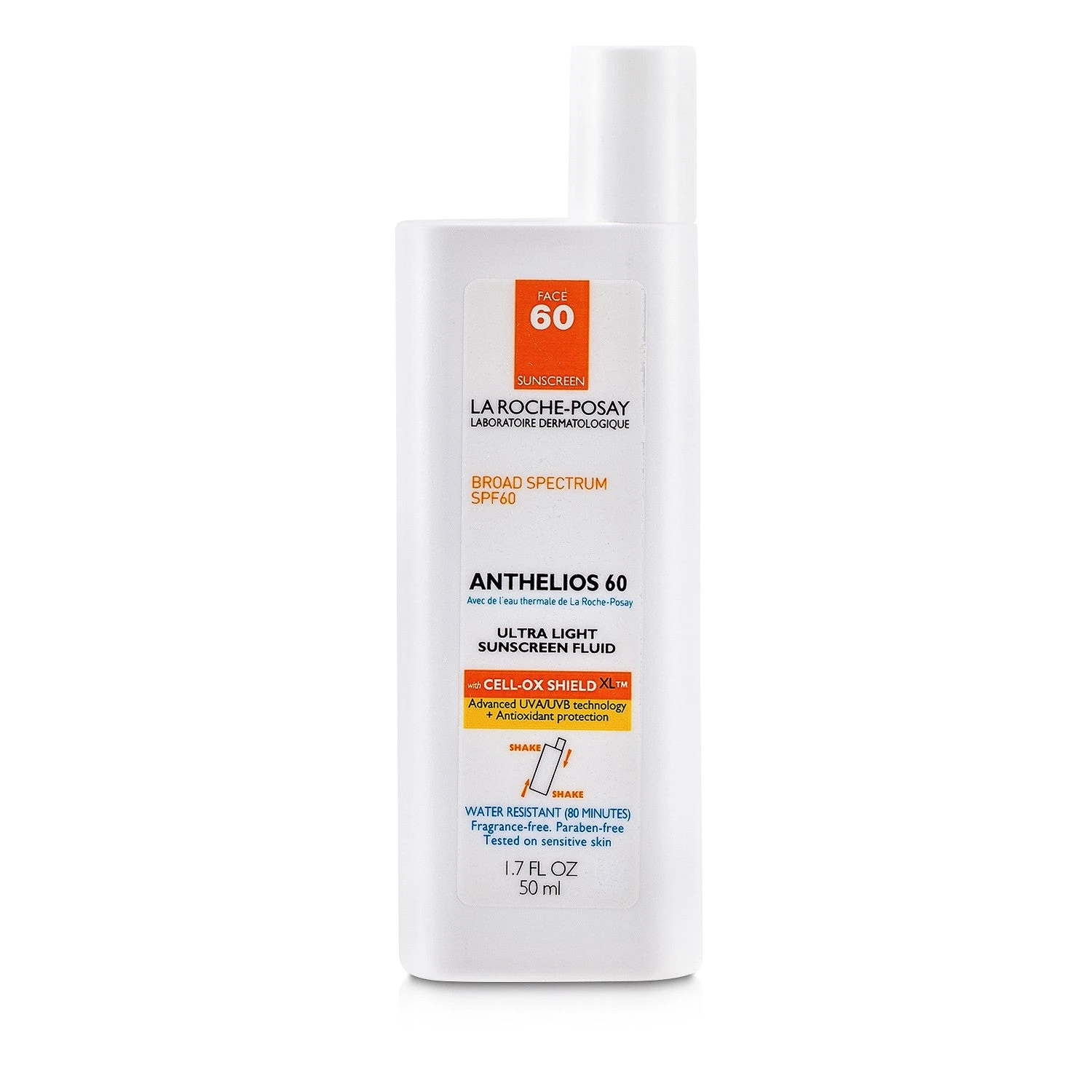 LA ROCHE-POSAY La Roche Posay Anthelios 60 Ultra Light Sunscreen Fluid (Normal/ Combination Skin) 50ml/1.7oz 4 LA ROCHE-POSAY La Roche Posay Anthelios 60 Ultra Light Sunscreen Fluid (Normal/ Combination Skin) 50ml/1.7oz - Image 2