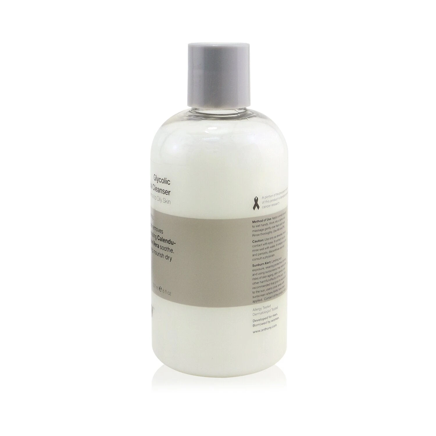 Anthony Logistics For Men Glycolic Facial Cleanser - For Normal/ Oily Skin 237ml/8oz 4 Anthony Logistics For Men Glycolic Facial Cleanser - For Normal/ Oily Skin 237ml/8oz - Image 2