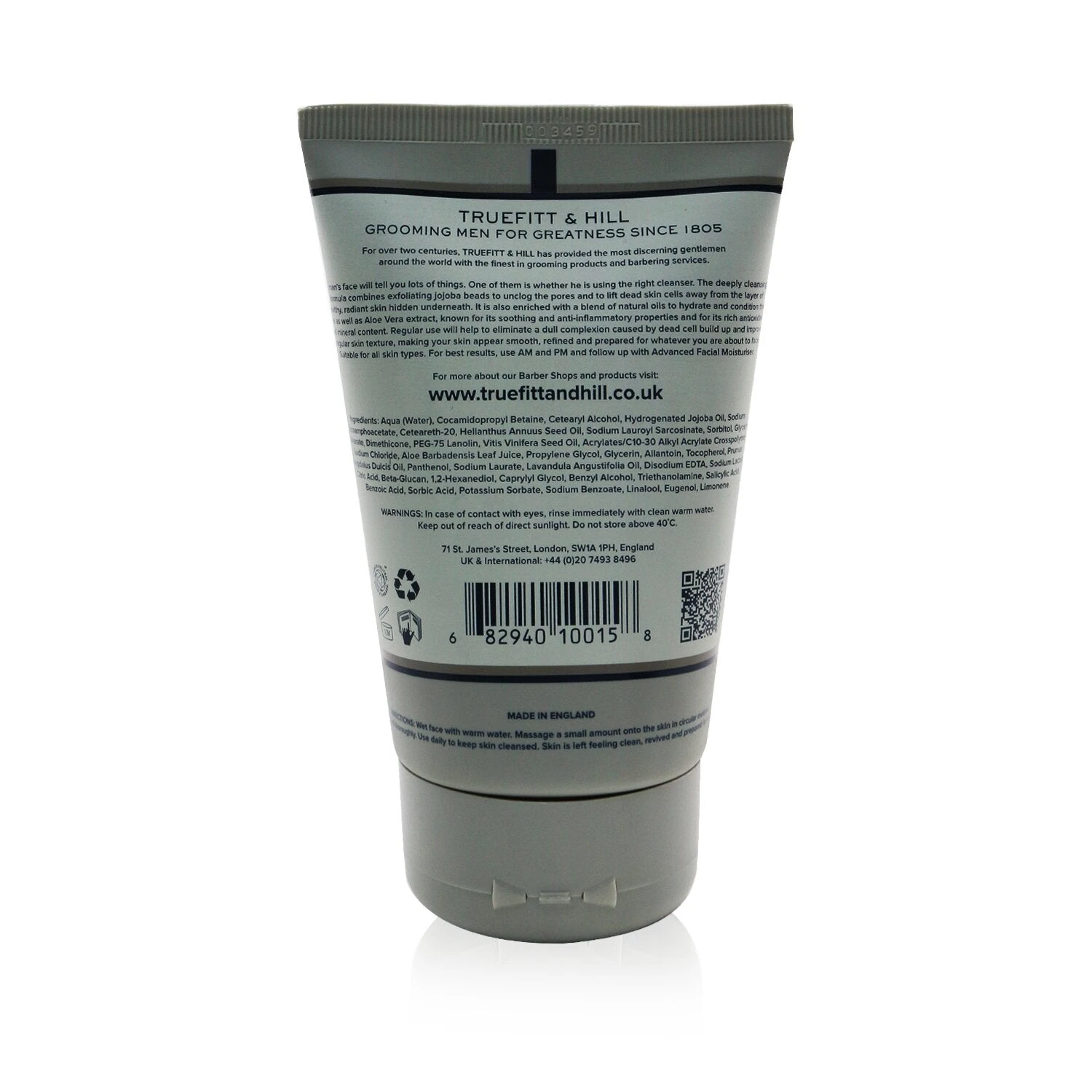 Truefitt & Hill Skin Control Daily Facial Cleanser 100ml/3.4oz 5 Truefitt & Hill Skin Control Daily Facial Cleanser 100ml/3.4oz - Image 3