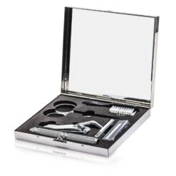 Razor MD The Well Mannered Groom Kit: Razor + Grooming Scissors + Nail Clipper + Brush + Box 4pcs+1box -Baxt Beauty Shop 16658137314 2