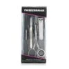 Tweezerman Essential Grooming Kit: Fingernail Clipper + Facial Hair Scissors + Nail Cleaner + Splinter Removal 4pcs -Baxt Beauty Shop 16909330014