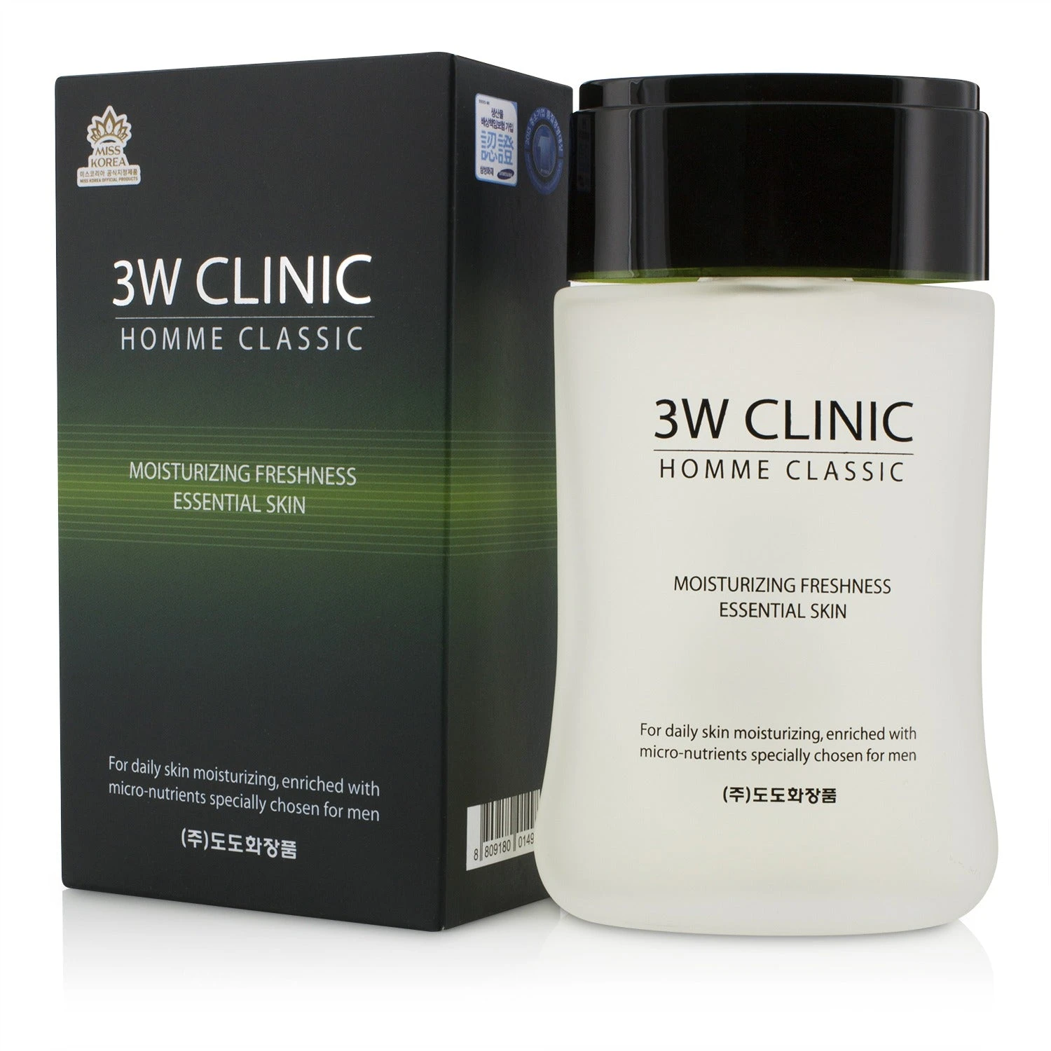 3W Clinic Homme Classic - Moisturizing Freshness Essential Skin 150ml/5oz 3 3W Clinic Homme Classic - Moisturizing Freshness Essential Skin 150ml/5oz