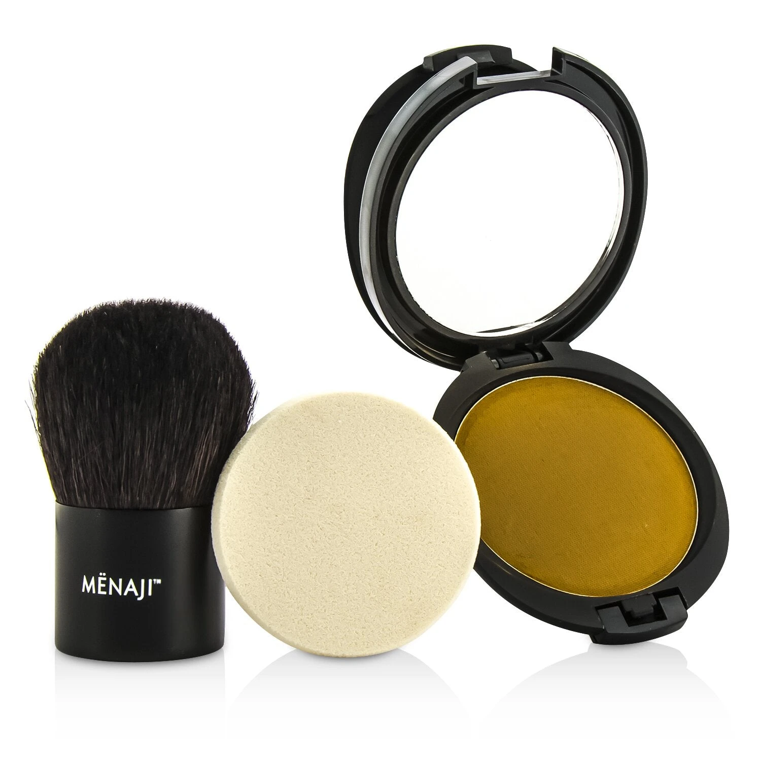 Menaji HDPV Anti-Shine Sunless Tan Kit: HDPV Anti-Shine Powder - T (Tan) 10g + Deluxe Kabuki Brush 1pc 2pcs 4 Menaji HDPV Anti-Shine Sunless Tan Kit: HDPV Anti-Shine Powder - T (Tan) 10g + Deluxe Kabuki Brush 1pc 2pcs - Image 2