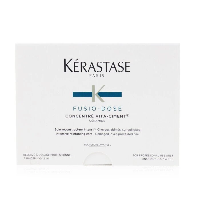 Kérastase Kerastase Fusio-Dose Concentre Vita-Ciment Ceramide Intensive Reinforcing Care (Damaged, Over-Processed Hair) 10x12ml/0.4oz 5 Kérastase Kerastase Fusio-Dose Concentre Vita-Ciment Ceramide Intensive Reinforcing Care (Damaged, Over-Processed Hair) 10x12ml/0.4oz - Image 3