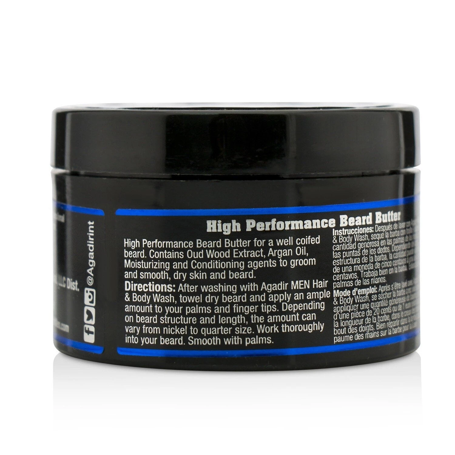 Agadir Argan Oil Agadir Men Beard Butter The Hydrator 85g/3oz 5 Agadir Argan Oil Agadir Men Beard Butter The Hydrator 85g/3oz - Image 3