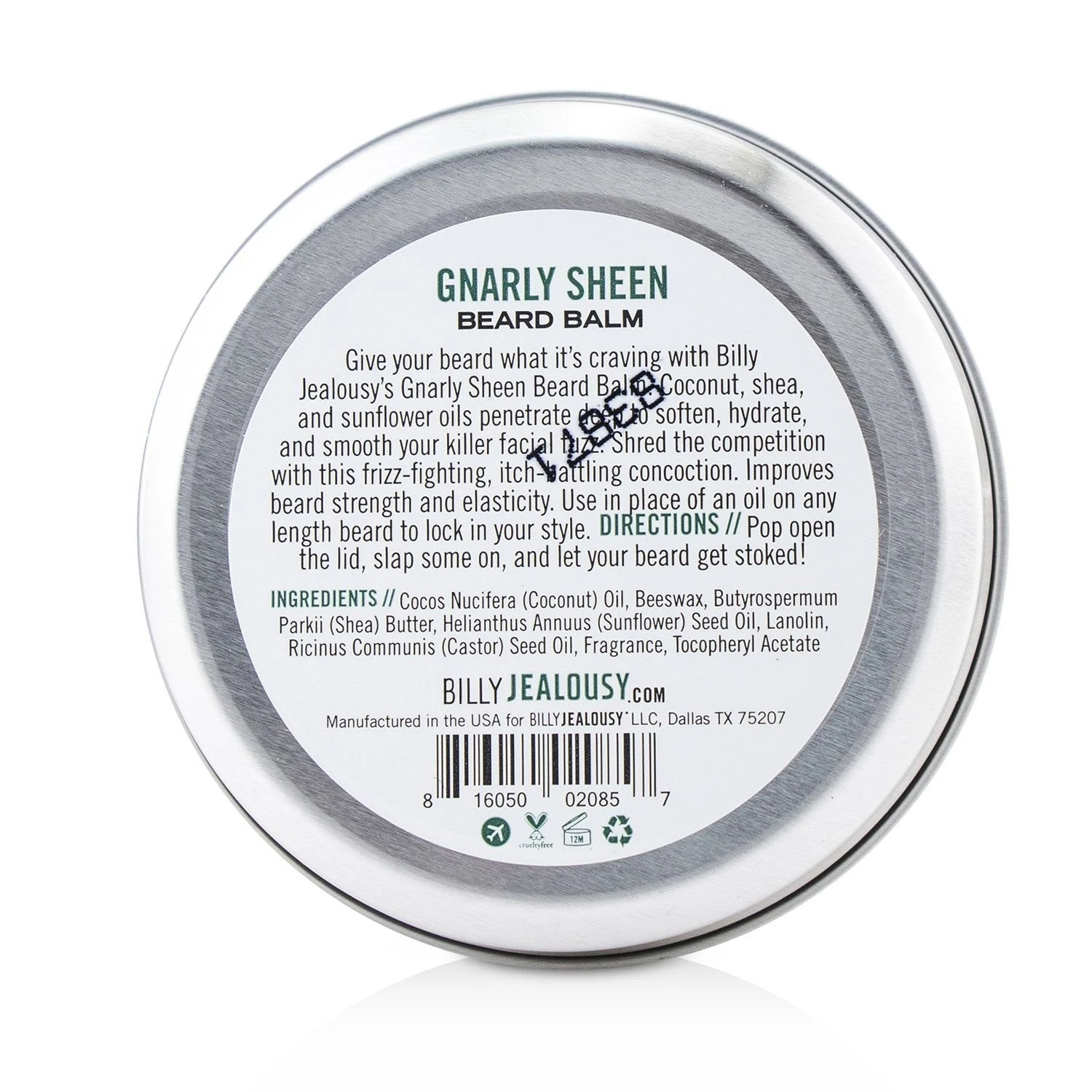 Billy Jealousy Gnarly Sheen Beard Balm 57g/2oz 5 Billy Jealousy Gnarly Sheen Beard Balm 57g/2oz - Image 3
