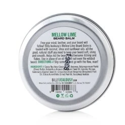 Billy Jealousy Mellow Lime Beard Balm 57g/2oz 7 Billy Jealousy Mellow Lime Beard Balm 57g/2oz -Baxt Beauty Shop 23474809221 2