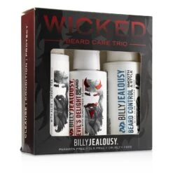Billy Jealousy Wicked Beard Care Trio Set : 1x Beard Wash 60ml + 1x Beard Control 60ml + 1x Beard Oil 60ml 3pcs 8 Billy Jealousy Wicked Beard Care Trio Set : 1x Beard Wash 60ml + 1x Beard Control 60ml + 1x Beard Oil 60ml 3pcs -Baxt Beauty Shop 24070009214 2