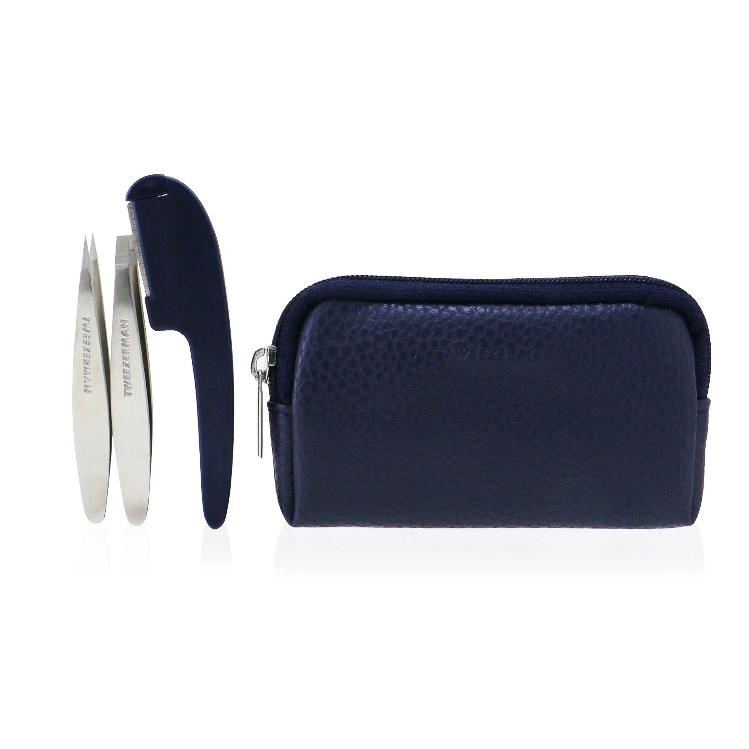 Tweezerman G.E.A.R. Brow Grooming Kit: Mini Flat Tweezers + Mini Point Tweezers + Facial Razor + Case 3pcs+1case 5 Tweezerman G.E.A.R. Brow Grooming Kit: Mini Flat Tweezers + Mini Point Tweezers + Facial Razor + Case 3pcs+1case - Image 3