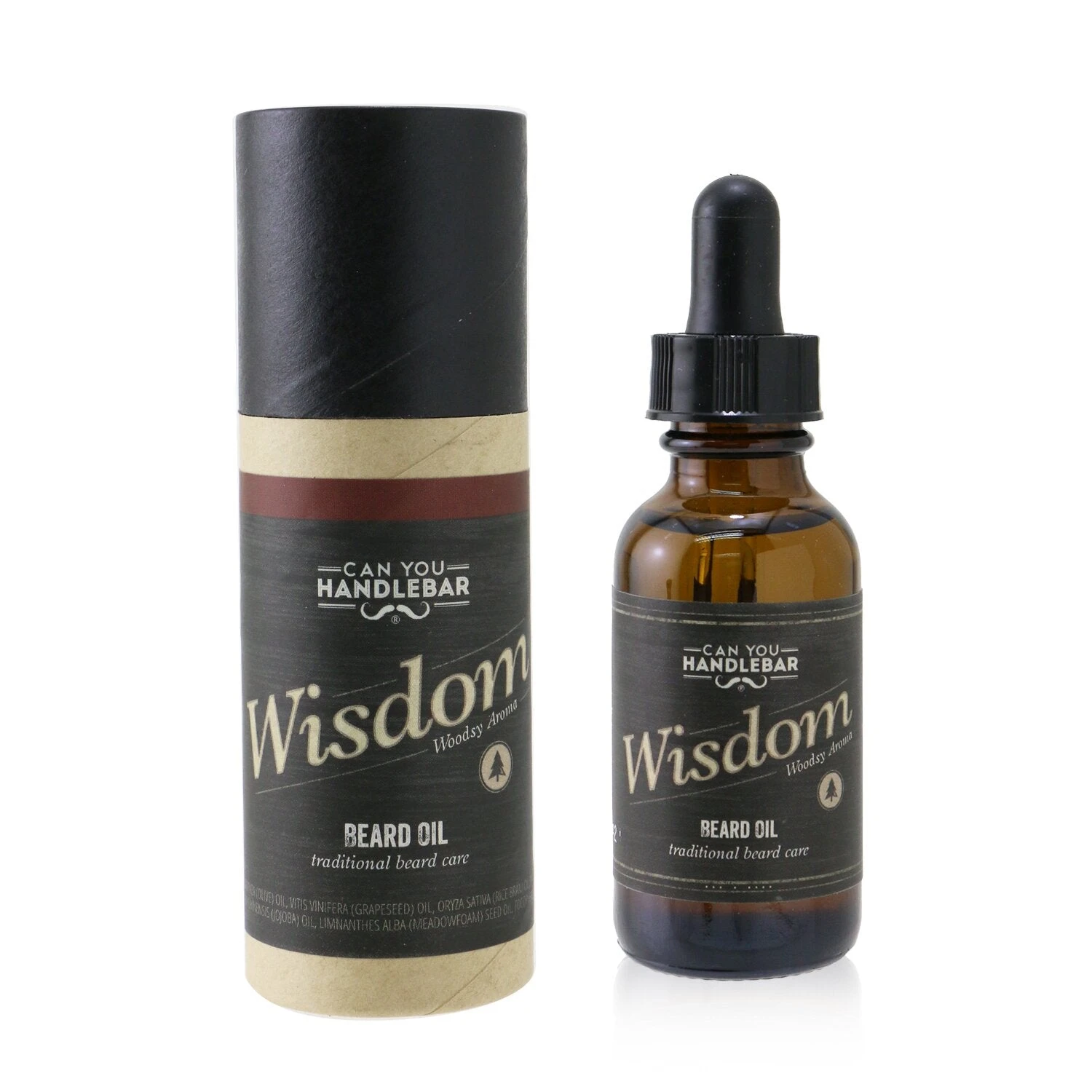 Can You Handlebar Beard Oil - Wisdom (Woodsy Aroma) 30ml/1oz 4 Can You Handlebar Beard Oil - Wisdom (Woodsy Aroma) 30ml/1oz - Image 2