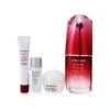 Shiseido Ultimate Hydrating Glow Set: Ultimune Power Infusing Concentrate 30ml + Moisturizing Gel Cream 10ml + Eye Concentrate 5ml + SPF 42 Sunscreen 7ml 4pcs -Baxt Beauty Shop 25794381414