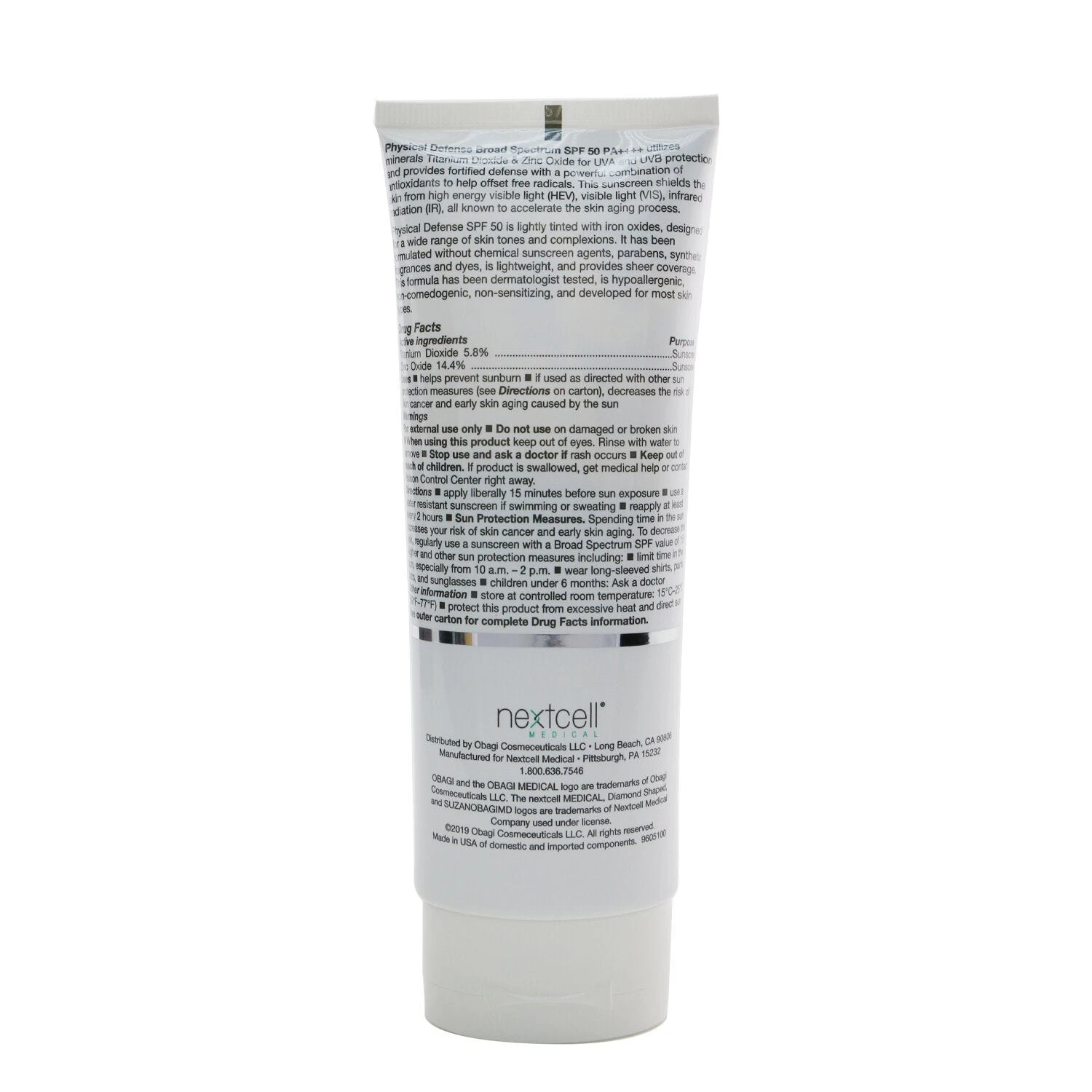 Obagi SUZANOBAGIMD Physical Defense Broad Spectrum Mineral Sunscreen SPF 50 PA+++ (Lightly Tinted, Lightweight, & Sheer) 96.3g/3.4oz 5 Obagi SUZANOBAGIMD Physical Defense Broad Spectrum Mineral Sunscreen SPF 50 PA+++ (Lightly Tinted, Lightweight, & Sheer) 96.3g/3.4oz - Image 3