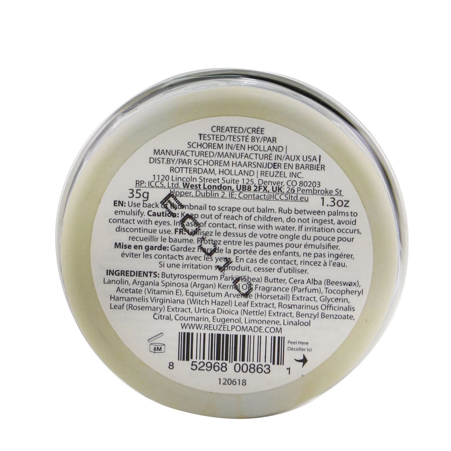 Reuzel Beard Balm - Wood & Spice 35g/1.3oz 5 Reuzel Beard Balm - Wood & Spice 35g/1.3oz - Image 3