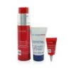 Clarins Clarinsmen Energizing Essentials Set: Energizing Gel 50ml + Active Face Wash 30ml + Energizing Eye Gel 3ml + Bag 3pcs+1bag