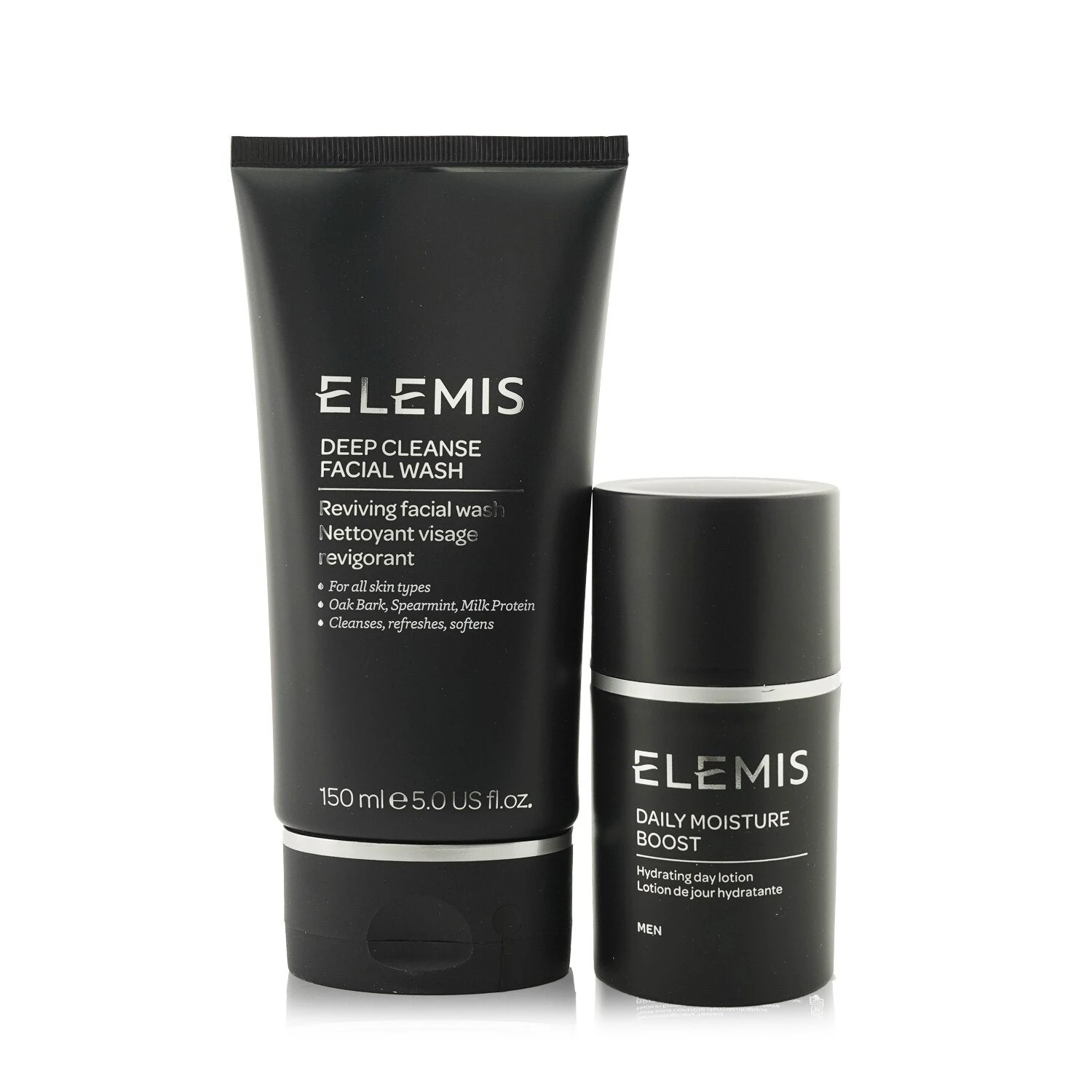 Elemis His (or Her) Essential Duo: Deep Cleanse Facial Wash 150ml + Daily Moisture Boost 50ml (Box Slightly Damaged) 2pcs 3 Elemis His (or Her) Essential Duo: Deep Cleanse Facial Wash 150ml + Daily Moisture Boost 50ml (Box Slightly Damaged) 2pcs