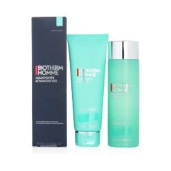 Biotherm Homme Aquapower Power Of 3 Set : Cleanser + Toning Lotion 200ml + Advanced Gel 100ml 3pcs+1bag -Baxt Beauty Shop 27732276714 2