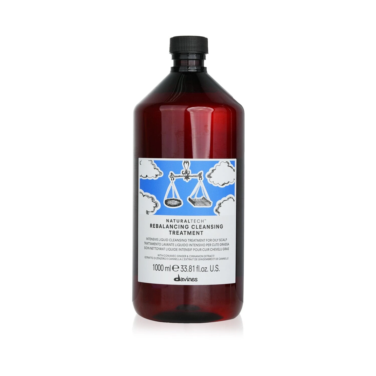 Davines Natural Tech Rebalancing Cleansing Treatment 1000ml/33.81oz 3 Davines Natural Tech Rebalancing Cleansing Treatment 1000ml/33.81oz