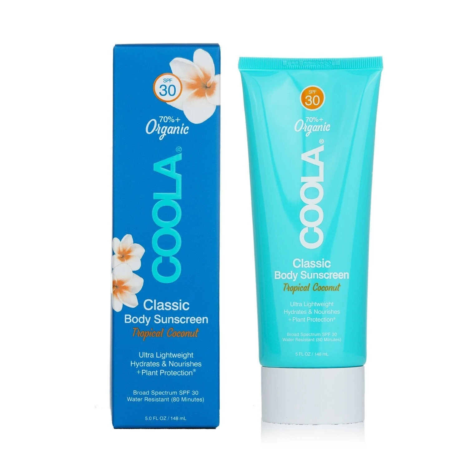Coola Classic Body Organic Sunscreen Lotion SPF 30 - Tropical Coconut (Exp Date: 05/2023) 148ml/5oz 4 Coola Classic Body Organic Sunscreen Lotion SPF 30 - Tropical Coconut (Exp Date: 05/2023) 148ml/5oz - Image 2