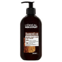 L'Oreal Paris Men Expert Barber Club Beard Face Hair 3in1 Wash 200ml