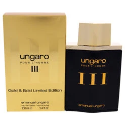 Emanuel Ungaro Ungaro III Gold And Bold By Emanuel Ungaro For Men - 3.4 Oz EDT Spray (Limited Edition)