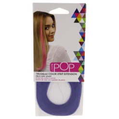 Hairdo Pop Color Strip Extension - Starry Sky Blue By Hairdo For Women - 18 Inch Hair Extension