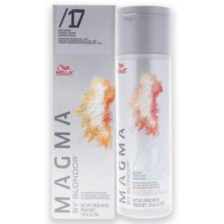 Wella Magma By Blondor Pigmented Lightener - 17 Ash Brown By Wella For Unisex - 4.2 Oz Lightener