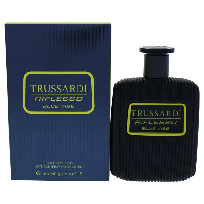 Trussardi Riflesso Blue Vibe By Trussardi For Men - 3.4 Oz EDT Spray 3 Trussardi Riflesso Blue Vibe By Trussardi For Men - 3.4 Oz EDT Spray