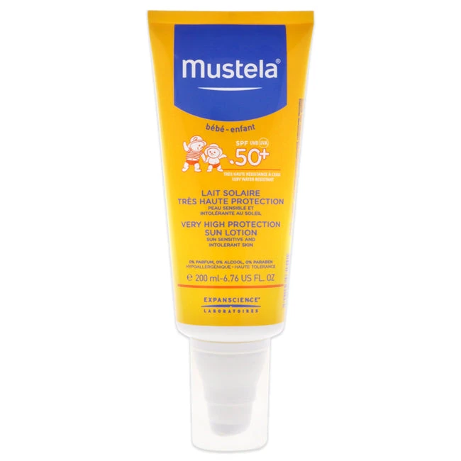 Mustela Very High Protection Sun Lotion - SPF 50 By Mustela For Kids - 6.76 Oz Sunscreen 3 Mustela Very High Protection Sun Lotion - SPF 50 By Mustela For Kids - 6.76 Oz Sunscreen