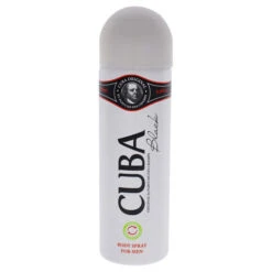 Cuba Cuba Black By Cuba For Men - 6.6 Oz Body Spray