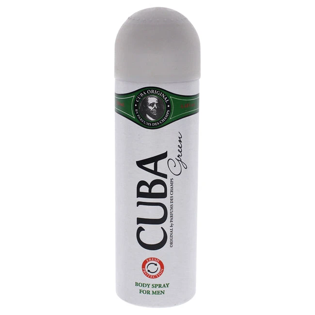 Cuba Cuba Green By Cuba For Men - 6.6 Oz Body Spray 3 Cuba Cuba Green By Cuba For Men - 6.6 Oz Body Spray