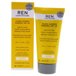 REN Clean Screen Mineral SPF 30 By REN For Unisex - 1.7 Oz Sunscreen