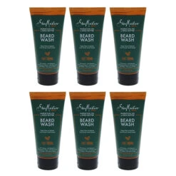 Shea Moisture Maracuja Oil And Shea Butter Beard Wash Deep Clean And Refresh By Shea Moisture For Men - 6 Oz Cleanser - Pack Of 6