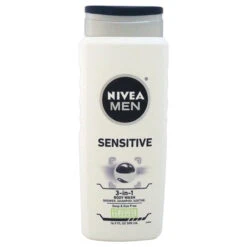 Nivea Sensitive 3-in-1 Body Wash By Nivea For Men - 16.9 Oz Body Wash