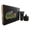 Lacoste Lacoste Eau De Lacoste L.12.12 Noir By Lacoste For Men - 2 Pc Gift Set 3.3oz EDT Spray, 5oz Shower Gel -Baxt Beauty Shop M GS 2713larger