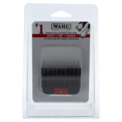 WAHL Professional Stainless Steel Attachment Comb - # 1 For Cuts 1/8 Black By WAHL Professional For Men - 1 Pc Comb