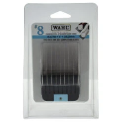 WAHL Professional Stainless Steel Attachment Comb - # 8 For Cuts 1 Black By WAHL Professional For Men - 1 Pc Comb