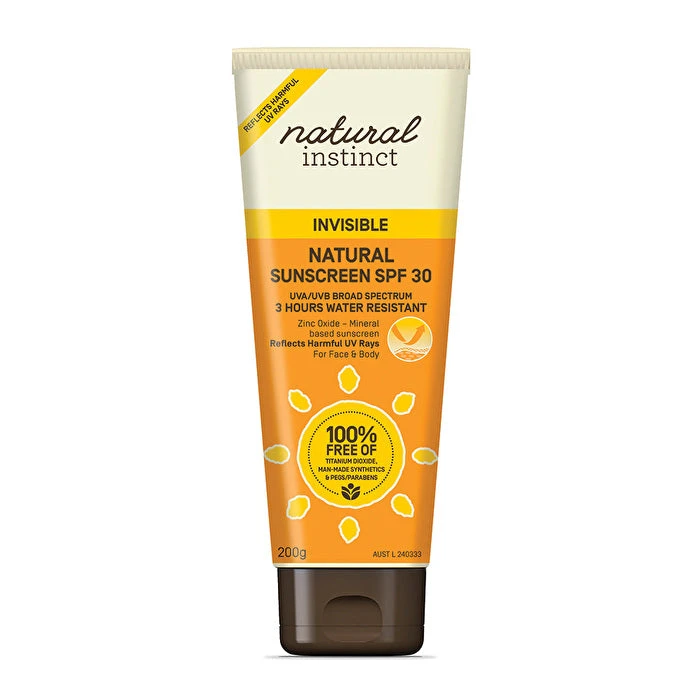Natural Instinct Natural Sunscreen SPF 30 Invisible 200g 3 Natural Instinct Natural Sunscreen SPF 30 Invisible 200g