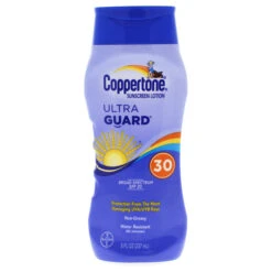 Coppertone Coppertone Ultra Guard Sunscreen Lotion SPF 30 By Coppertone For Unisex - 8 Oz Sunscreen
