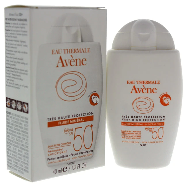 Avène Avene Mineral Fluid SPF 50 By Avene For Women - 1.3 Oz Sunscreen 3 Avène Avene Mineral Fluid SPF 50 By Avene For Women - 1.3 Oz Sunscreen