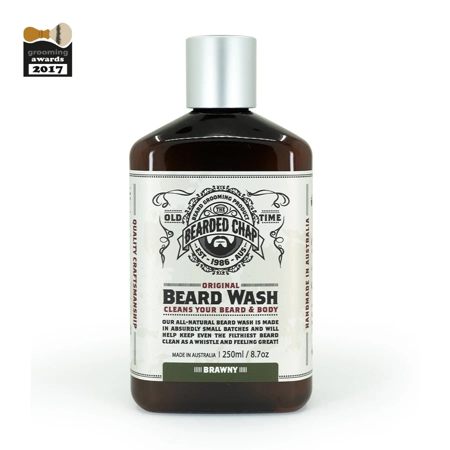 The Bearded Chap Original Beard Wash 250ml - Brawny 3 The Bearded Chap Original Beard Wash 250ml - Brawny