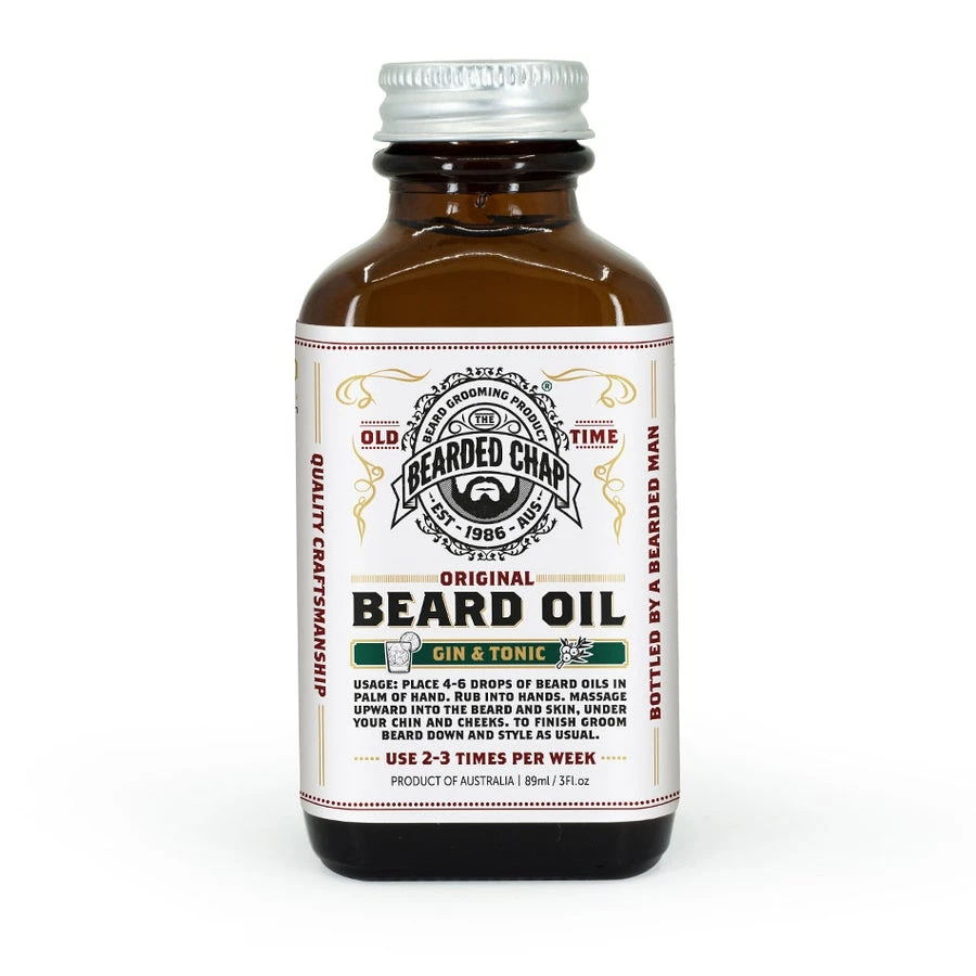 The Bearded Chap Gin & Tonic Beard Oil 89ml 3 The Bearded Chap Gin & Tonic Beard Oil 89ml