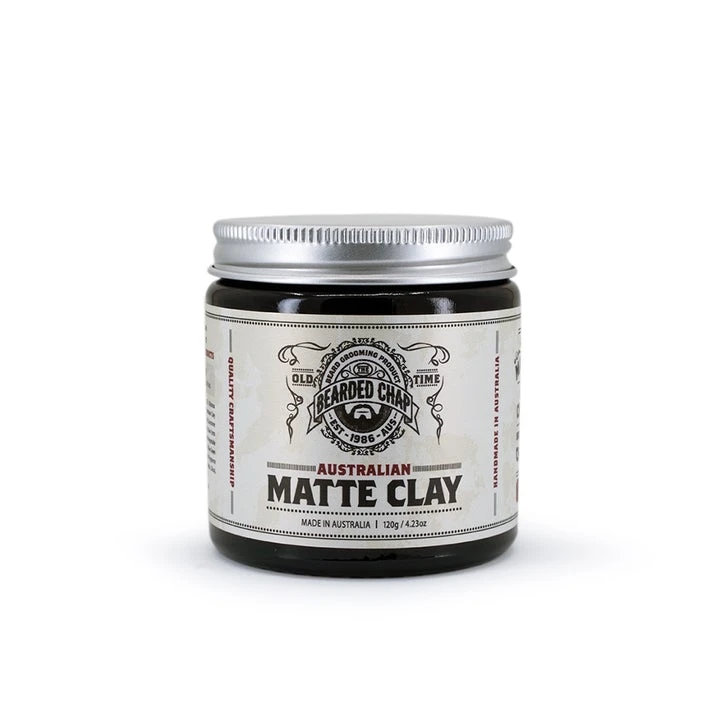 The Bearded Chap Australian Matte Clay Pomade 120g 3 The Bearded Chap Australian Matte Clay Pomade 120g